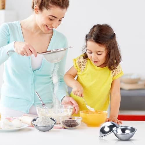 2Pcs Dome Half Ball Cake Pan, 3D Soccer Football Hemisphere Cake Mold