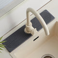 Stone Faucet Mat for Kitchen Sink, Faucet Mat Fast Drying Diatomite