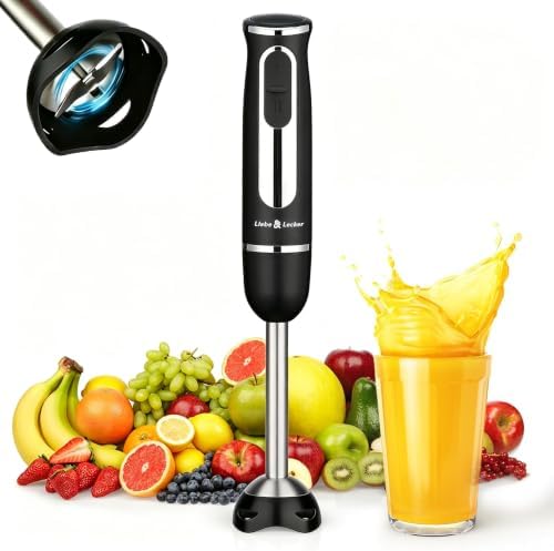 Liebe&Lecker Immersion Hand Blender 300W Handheld Electric Stick
