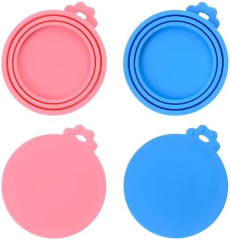 INCREWAY 4Pcs Silicone Powder Cleanser Lids, Three Sizes