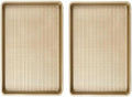 2 Pack Quarter Sheet Pan | 13'' Baking Sheet Pan Set | Cookie Sheet