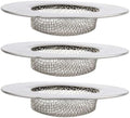 3pcs Stainless Steel Sink Strainer Filter Cover for Kitchen Bathroom