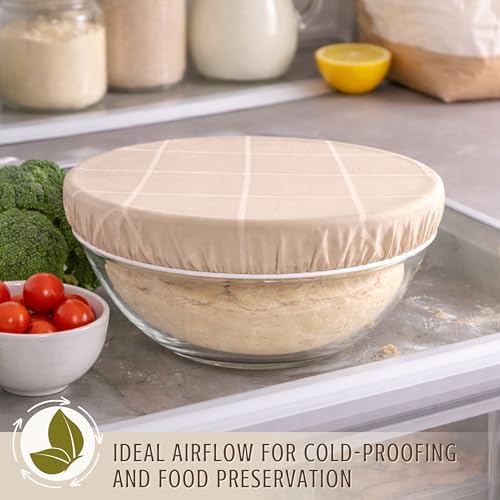 Nectar & Nest Reusable Bowl Covers for Bread Proofing, 10"