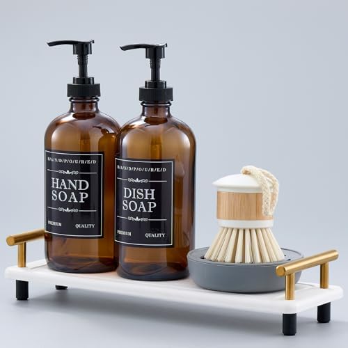 16oz Soap Dispenser Bottles, Set of 6