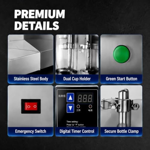 Commercial Milk Tea Mixing Machine, Double Cup