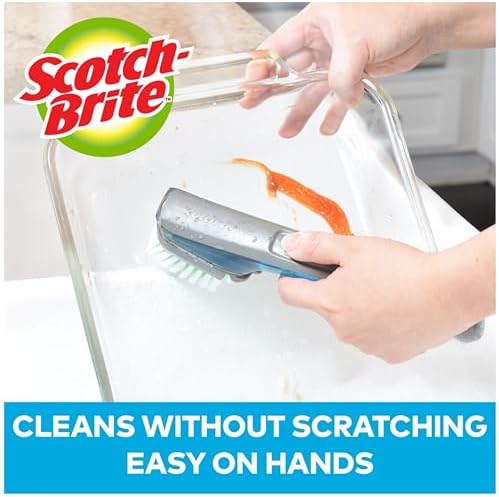 Scotch-Brite Non-Scratch Advanced Soap Control Dish Brush Refills, 3