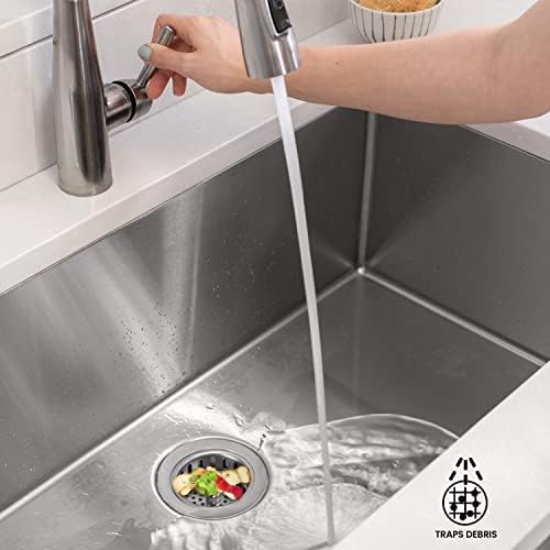 Highcraft 97343 Sink Basket Strainer Replacement, 3-1/4 Inch