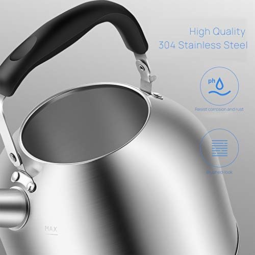 4.2 Quart 18/8 Stainless Steel Whistling Tea Kettle