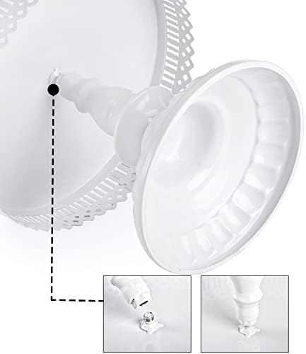 Hedume 10-Set Cake Stands, Metal Cupcake Stand Set with Multiple