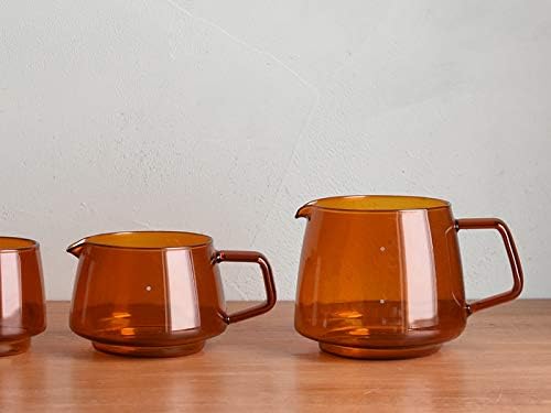 KINTO 21749 SEPIA Jug, 4 cups, Amber, Microwave and Dishwasher Safe