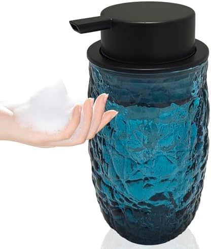 Foaming Soap Dispenser, 10.5oz Foam Hand Soap Dispenser with Black