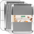 18/0 Stainless Steel Baking Sheet with Cooling Rack, Oven-Safe
