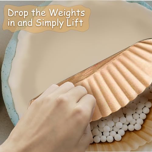 100pcs Parchment Paper for Pie Weights, Pie Crust Weights for blind