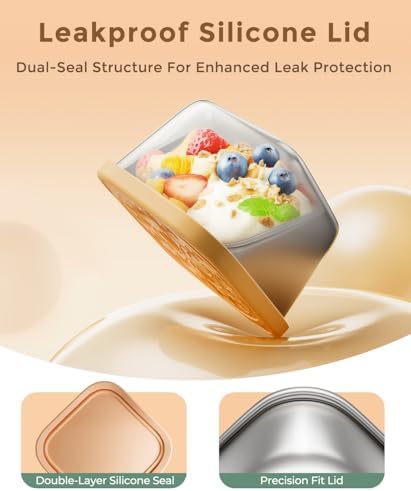 3 Pack 6oz Stainless Steel Snack Containers and 3 Pack 2oz Salad