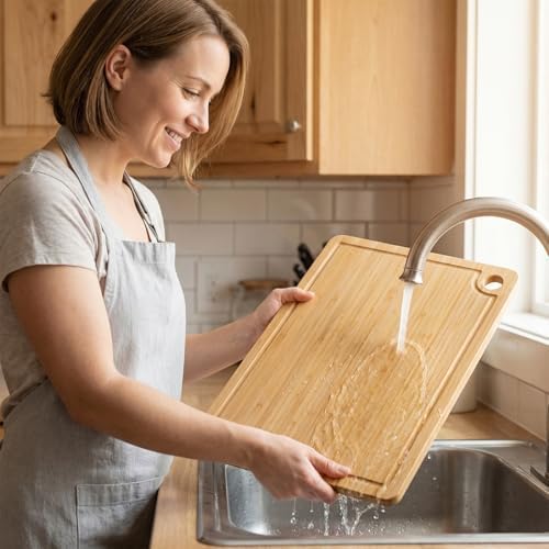 3 Pack Bamboo Cutting Board Set