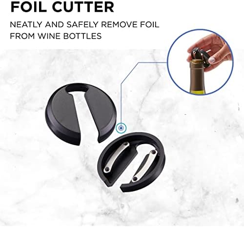 Ivation 7-Piece Wine Gift Set, Electric Opener, Aerator Pourer, Pump