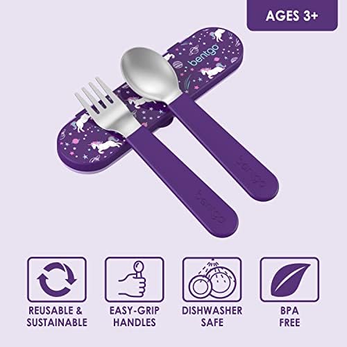 Bentgo Kids Stainless Steel Food Jar and Reusable Stainless Steel