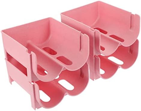 Zerodeko 4pcs Stackable Can Rack Organizer Drink Storage Rack for Wine