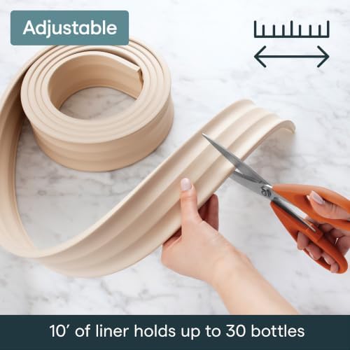 YouCopia SpiceLiner Adjustable Spice Drawer Liner, 10ft Roll