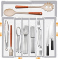 Homecor Silverware Drawer Organizer - Expandable Drawer Organizer for