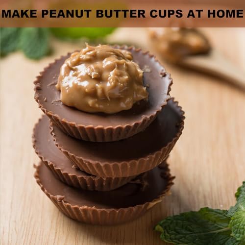 Peanut Butter Cup Molds, King-Size Chocolate Molds, Silicone Mold for