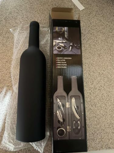 Wine Opener Gift Set - Wine Bottle Accessory Kit Corkscrew Opener
