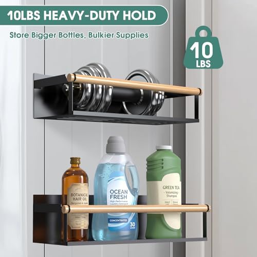 POLRAI 4-Pack Magnetic Shelves for Washing Machine