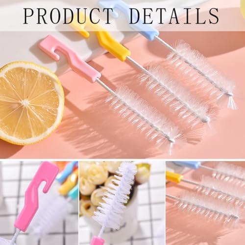 KuuGuu 20 PCS Bottle Nipple Cleaner Sponge Brush Hangable Pacifier