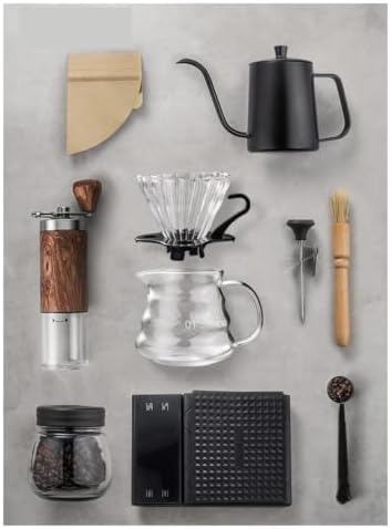 Portable Pour Over Coffee Starter Set, 4pcs