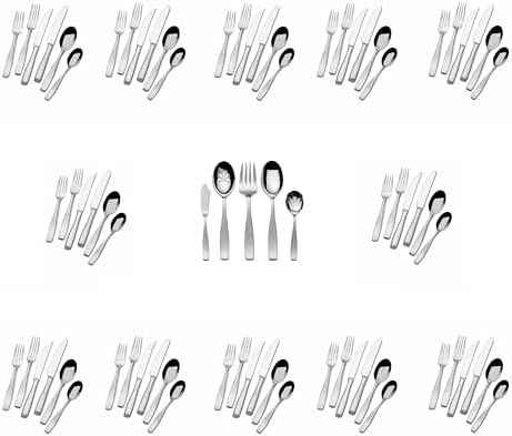 Mikasa Satin Loft 18/10 Stainless Steel 77pc. Flatware Set