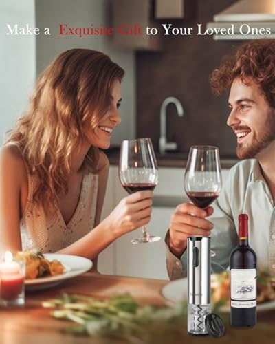 Electric Wine Opener Tomentific, Rechargeable Automatic Wine Corkscrew
