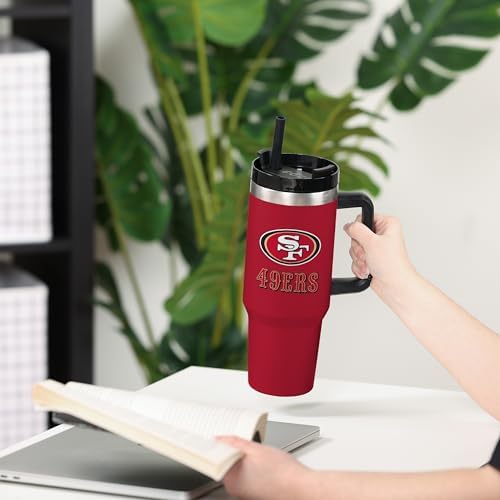 FOCO NFL unisex-adult NFL Team Logo Insulated Travel Mug 40oz XL