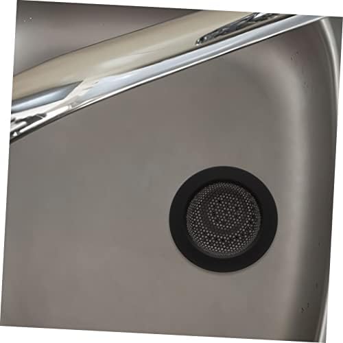 3 Piece Black Stainless Steel Sink Strainer Stopper Set
