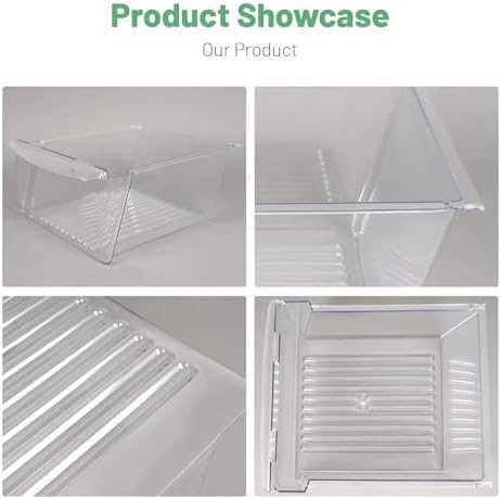 HECASA 240351061 Uppe Crisper Pan Plastic (PC) Clear