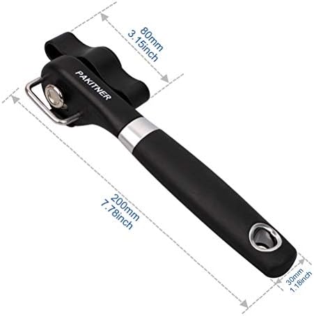 PAKITNER- Safe Cut Can Opener, Smooth Edge Can Opener - Handheld Easy