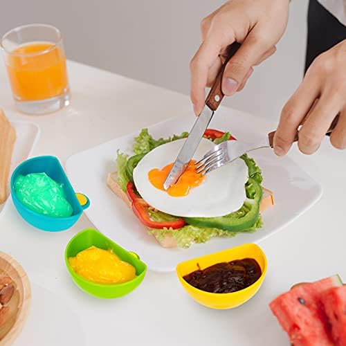 Dip Clip for Bowls Plates 8PCS Plastic Dip Clip Bowl Plate Holder Chip