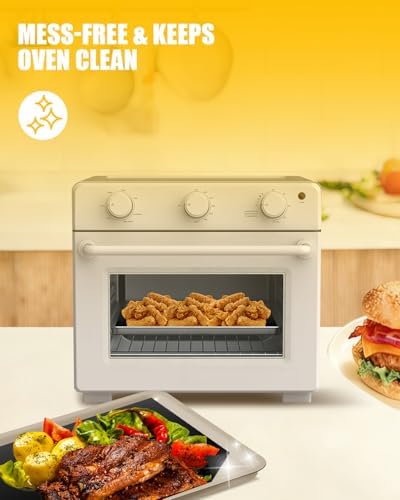 4PCs Teflon Oven Liners Compatible with Bella Air Fry