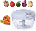 Manual Food Processor, Garlic Chopper, Mini Hand Pull String Mincer