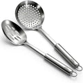 Berglander Kitchen Skimmer Slotted Spoons for Straining 2 pcs 13"