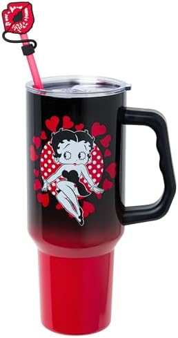 Silver Buffalo Betty Boop Core Cute Pose, Stainless Steel Tumbler