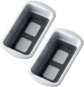 Bread Pans Set of 2, Nonstick 1 lb Loaf Pan With Pop Out Bottom