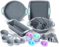 To encounter 45 Pieces Silicone Bakeware Set, Heat Resistant Baking