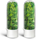 2PCS Herb Keeper Containers for Refrigerator
