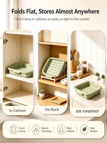 Foldable Hanging Sink Drain Basket, Detachable