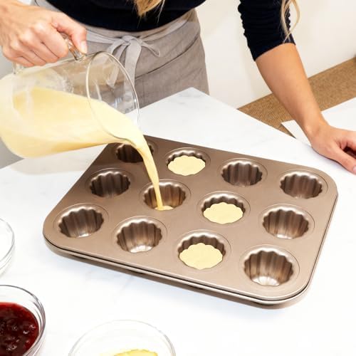 12-Cavity Canele Molds Non stick