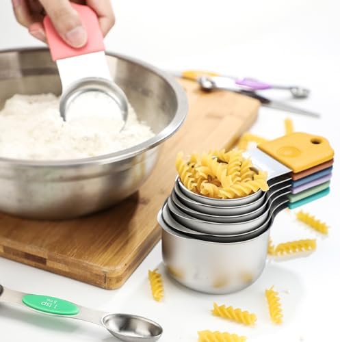Magnetic Measuring Cups Set Stainless Steel Stackable Nesting