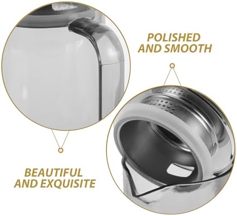 BESPORTBLE Acrylic Beverage Pitcher with Steel Lid 1.5l Cold Water