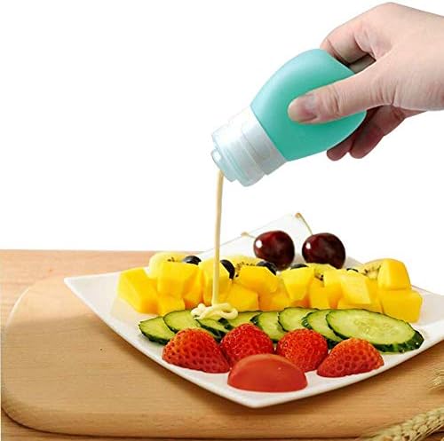 YINGGG Squeeze Portable Salad Dressing Container to Go Bottles for