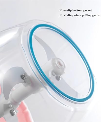 Manual Processor Vegetable Chopper, Portable Hand Pull String Garlic