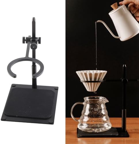 1set Reusable Pour Over Coffee Stand Aluminum Alloy Pour Over Coffee